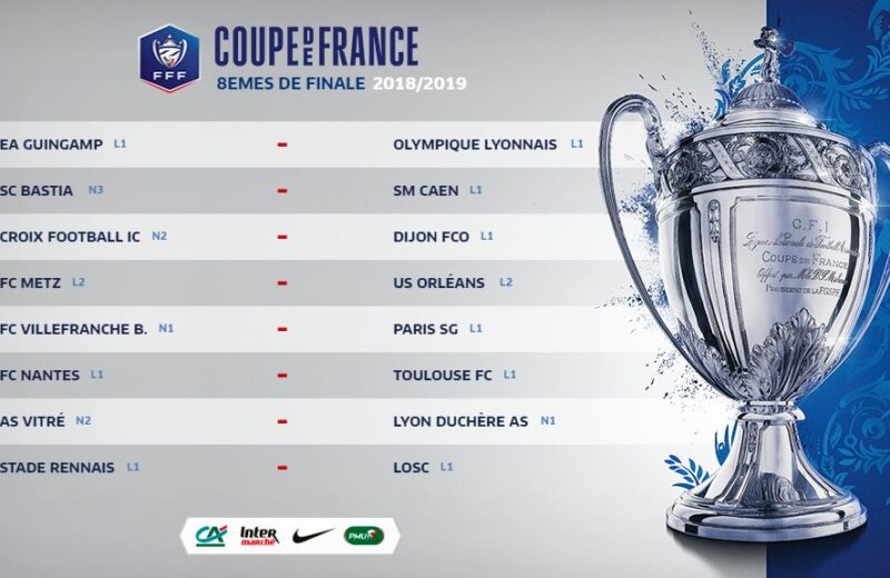 Coupe de France : le programme des huitièmes